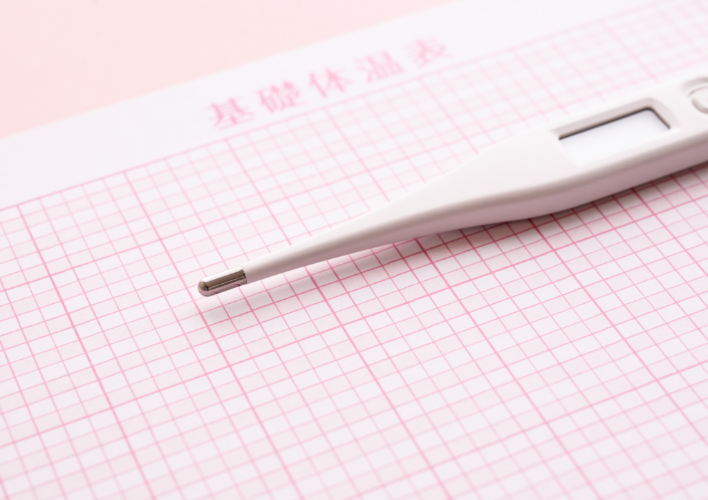基礎体温表と体温計