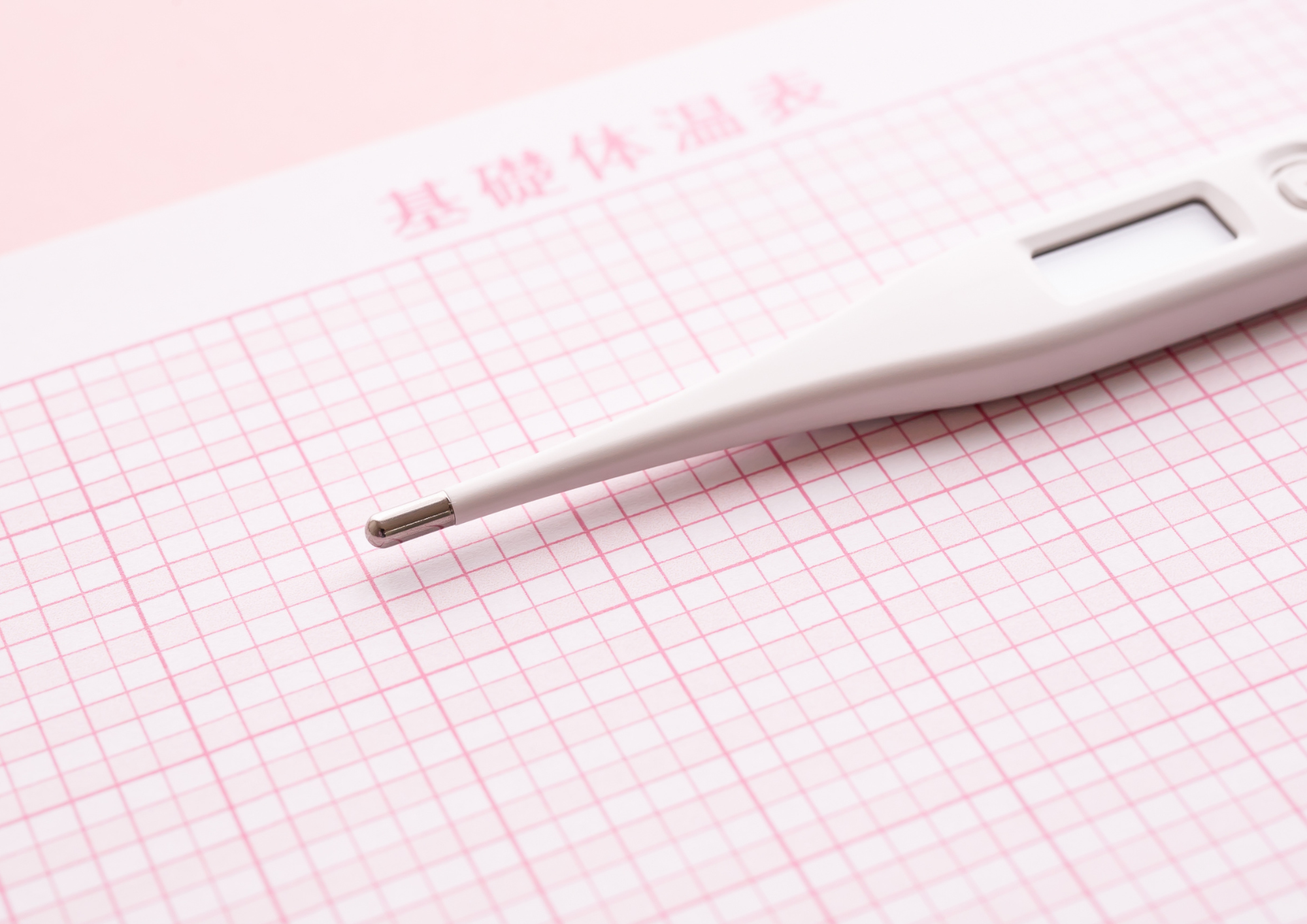 基礎体温表と体温計